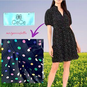 CeCe Color Dot Dress "Dazzling Charm"
